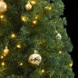 vidaXL Weihnachtsbaum Schlank mit 300 LEDs & Kugeln 270 cm vidaXL Weihnachtsbaum Schlank mit 300 LEDs & Kugeln 270 cm