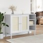 vidaXL Sideboard SENJA Rattan-Optik Weiß 112x40x80 cm Kiefernholz vidaXL Sideboard SENJA Rattan-Optik Weiß 112x40x80 cm Kiefernholz
