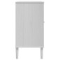 vidaXL Sideboard SENJA Rattan-Optik Weiß 112x40x80 cm Kiefernholz vidaXL Sideboard SENJA Rattan-Optik Weiß 112x40x80 cm Kiefernholz