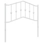 vidaXL Kopfteil Metall Weiß 90 cm vidaXL Kopfteil Metall Weiß 90 cm