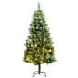 vidaXL Künstlicher Weihnachtsbaum Klappbar 150 LEDs & Kugeln 150 cm vidaXL Künstlicher Weihnachtsbaum Klappbar 150 LEDs & Kugeln 150 cm