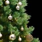 vidaXL Künstlicher Weihnachtsbaum Klappbar 150 LEDs & Kugeln 150 cm vidaXL Künstlicher Weihnachtsbaum Klappbar 150 LEDs & Kugeln 150 cm