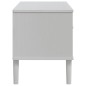 vidaXL TV-Schrank SENJA Rattan-Optik Weiß 106x40x49 cm Kiefernholz vidaXL TV-Schrank SENJA Rattan-Optik Weiß 106x40x49 cm Kiefernholz