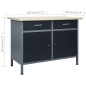 Werkbank mit 3 Werkzeugwänden und 1 Wandschrank Werkbank mit 3 Werkzeugwänden und 1 Wandschrank