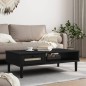 vidaXL Couchtisch SENJA Rattan-Optik Schwarz 100x55x33 cm Kiefernholz vidaXL Couchtisch SENJA Rattan-Optik Schwarz 100x55x33 cm Kiefernholz