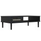 vidaXL Couchtisch SENJA Rattan-Optik Schwarz 100x55x33 cm Kiefernholz vidaXL Couchtisch SENJA Rattan-Optik Schwarz 100x55x33 cm Kiefernholz