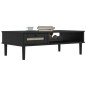 vidaXL Couchtisch SENJA Rattan-Optik Schwarz 100x55x33 cm Kiefernholz vidaXL Couchtisch SENJA Rattan-Optik Schwarz 100x55x33 cm Kiefernholz