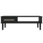 vidaXL Couchtisch SENJA Rattan-Optik Schwarz 100x55x33 cm Kiefernholz vidaXL Couchtisch SENJA Rattan-Optik Schwarz 100x55x33 cm Kiefernholz