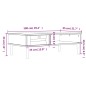 vidaXL Couchtisch SENJA Rattan-Optik Schwarz 100x55x33 cm Kiefernholz vidaXL Couchtisch SENJA Rattan-Optik Schwarz 100x55x33 cm Kiefernholz