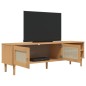 vidaXL TV-Schrank SENJA Rattan-Optik Braun 158x40x49 cm Kiefernholz vidaXL TV-Schrank SENJA Rattan-Optik Braun 158x40x49 cm Kiefernholz