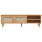 vidaXL TV-Schrank SENJA Rattan-Optik Braun 158x40x49 cm Kiefernholz vidaXL TV-Schrank SENJA Rattan-Optik Braun 158x40x49 cm Kiefernholz