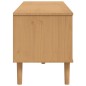 vidaXL TV-Schrank SENJA Rattan-Optik Braun 158x40x49 cm Kiefernholz vidaXL TV-Schrank SENJA Rattan-Optik Braun 158x40x49 cm Kiefernholz