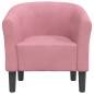 vidaXL Clubsessel Rosa Samt vidaXL Clubsessel Rosa Samt