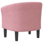 vidaXL Clubsessel Rosa Samt vidaXL Clubsessel Rosa Samt