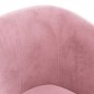 vidaXL Clubsessel Rosa Samt vidaXL Clubsessel Rosa Samt