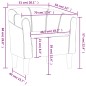 vidaXL Clubsessel Rosa Samt vidaXL Clubsessel Rosa Samt