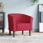vidaXL Clubsessel Weinrot Stoff vidaXL Clubsessel Weinrot Stoff