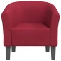 vidaXL Clubsessel Weinrot Stoff vidaXL Clubsessel Weinrot Stoff