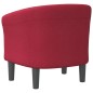 vidaXL Clubsessel Weinrot Stoff vidaXL Clubsessel Weinrot Stoff