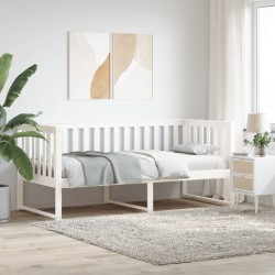 vidaXL Tagesbett Weiß 90x190 cm Massivholz Kiefer