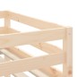 vidaXL Kinderhochbett mit Vorhängen Weiß Schwarz 90x190 cm Kiefernholz vidaXL Kinderhochbett mit Vorhängen Weiß Schwarz 90x190 cm Kiefernholz