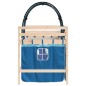 vidaXL Kinderhochbett mit Tunnel Blau 90x200 cm Massivholz Kiefer vidaXL Kinderhochbett mit Tunnel Blau 90x200 cm Massivholz Kiefer