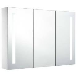 vidaXL LED-Spiegelschrank 89x14x62 cm