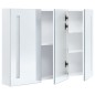 vidaXL LED-Spiegelschrank 89x14x62 cm vidaXL LED-Spiegelschrank 89x14x62 cm