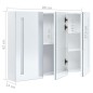 vidaXL LED-Spiegelschrank 89x14x62 cm vidaXL LED-Spiegelschrank 89x14x62 cm