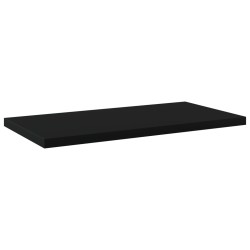 vidaXL Bücherregal-Bretter 4 Stk. Schwarz 40x20x1,5 cm Holzwerkstoff
