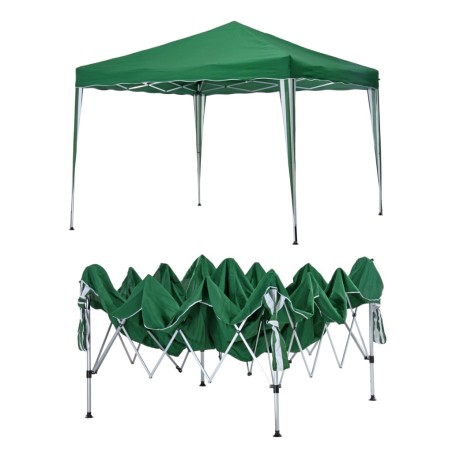 HI Faltbarer Pavillon 3×3 m Grün
