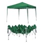 HI Faltbarer Pavillon 3×3 m Grün HI Faltbarer Pavillon 3×3 m Grün