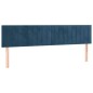 vidaXL Boxspringbett mit Matratze Dunkelblau 160x200 cm Samt vidaXL Boxspringbett mit Matratze Dunkelblau 160x200 cm Samt