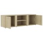vidaXL TV-Schrank Sonoma-Eiche 120x34x37 cm Holzwerkstoff