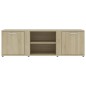 vidaXL TV-Schrank Sonoma-Eiche 120x34x37 cm Holzwerkstoff