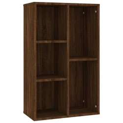 vidaXL Bücherregal/Sideboard Braun Eiche 50x25x80 cm Holzwerkstoff