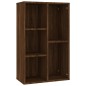 vidaXL Bücherregal/Sideboard Braun Eiche 50x25x80 cm Holzwerkstoff vidaXL Bücherregal/Sideboard Braun Eiche 50x25x80 cm Holzwerkstoff