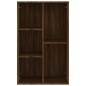 vidaXL Bücherregal/Sideboard Braun Eiche 50x25x80 cm Holzwerkstoff vidaXL Bücherregal/Sideboard Braun Eiche 50x25x80 cm Holzwerkstoff