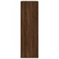 vidaXL Bücherregal/Sideboard Braun Eiche 50x25x80 cm Holzwerkstoff vidaXL Bücherregal/Sideboard Braun Eiche 50x25x80 cm Holzwerkstoff