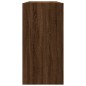 vidaXL Bücherregal/Sideboard Braun Eiche 50x25x80 cm Holzwerkstoff vidaXL Bücherregal/Sideboard Braun Eiche 50x25x80 cm Holzwerkstoff