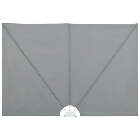 vidaXL Faltbarer Terrassen-Seitenfächer Grau 300×150 cm