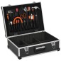 vidaXL Werkzeugkoffer 46 x 33 x 16 cm Schwarz Aluminium vidaXL Werkzeugkoffer 46 x 33 x 16 cm Schwarz Aluminium