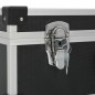vidaXL Werkzeugkoffer 46 x 33 x 16 cm Schwarz Aluminium vidaXL Werkzeugkoffer 46 x 33 x 16 cm Schwarz Aluminium