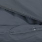 vidaXL Bettwäsche-Set Anthrazit 140x200 cm Leichte Mikrofaser vidaXL Bettwäsche-Set Anthrazit 140x200 cm Leichte Mikrofaser