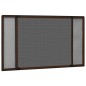 vidaXL Ausziehbarer Insektenschutz für Fenster Braun (75-143)x50 cm vidaXL Ausziehbarer Insektenschutz für Fenster Braun (75-143)x50 cm