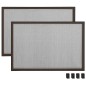 vidaXL Ausziehbarer Insektenschutz für Fenster Braun (75-143)x50 cm vidaXL Ausziehbarer Insektenschutz für Fenster Braun (75-143)x50 cm