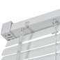 vidaXL Fensterjalousien Aluminium 100x130 cm Weiß vidaXL Fensterjalousien Aluminium 100x130 cm Weiß