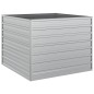 vidaXL Garten-Hochbeet 100x100x77 cm Verzinkter Stahl Silber vidaXL Garten-Hochbeet 100x100x77 cm Verzinkter Stahl Silber