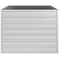 vidaXL Garten-Hochbeet 100x100x77 cm Verzinkter Stahl Silber vidaXL Garten-Hochbeet 100x100x77 cm Verzinkter Stahl Silber