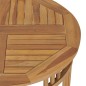vidaXL 3-tlg. Garten-Essgruppe Teak Massivholz vidaXL 3-tlg. Garten-Essgruppe Teak Massivholz